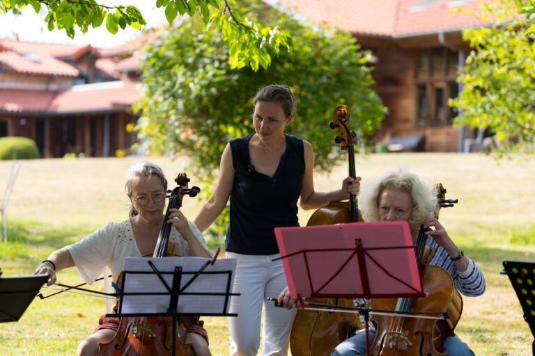 Démonstrations au violoncelle